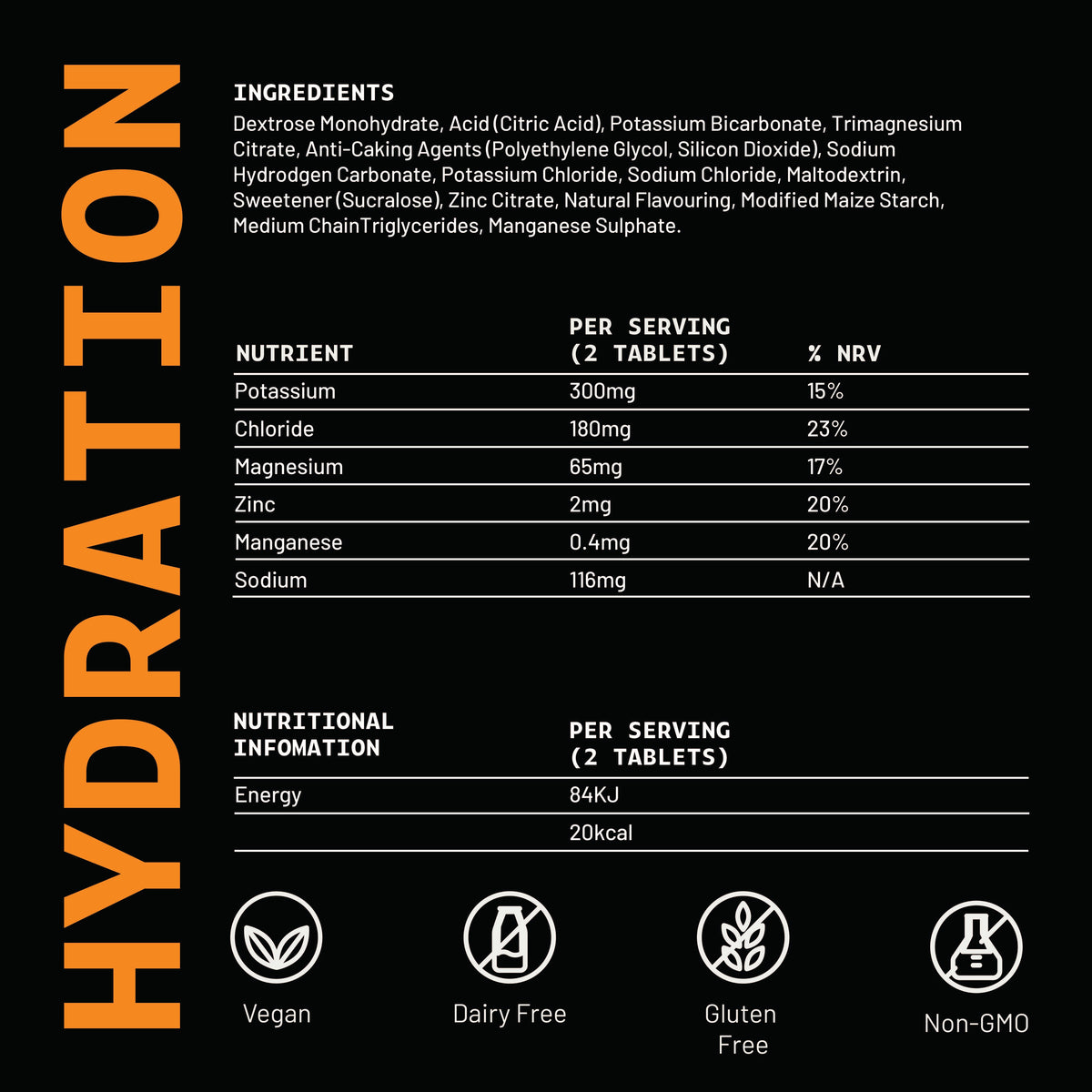 HIRO Hydration – Ginger & Lemongrass (3 Pack)