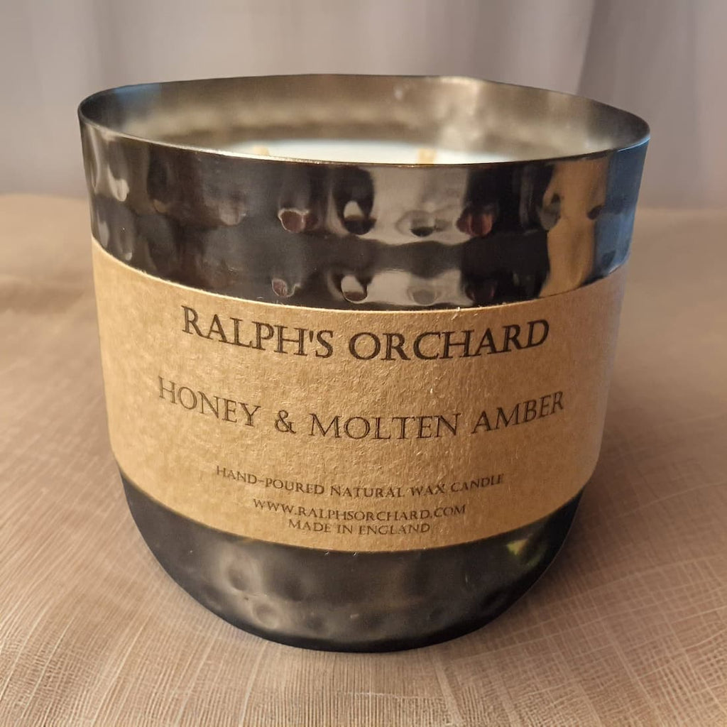 2-Wick Dimpled Black Candles