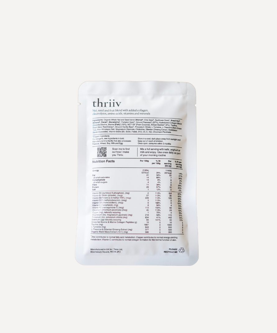 Thriiv Functional Superfood Daily Boost + Neuro Support