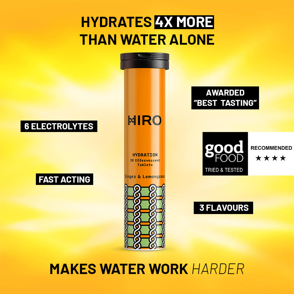 HIRO Hydration – Ginger & Lemongrass (3 Pack)