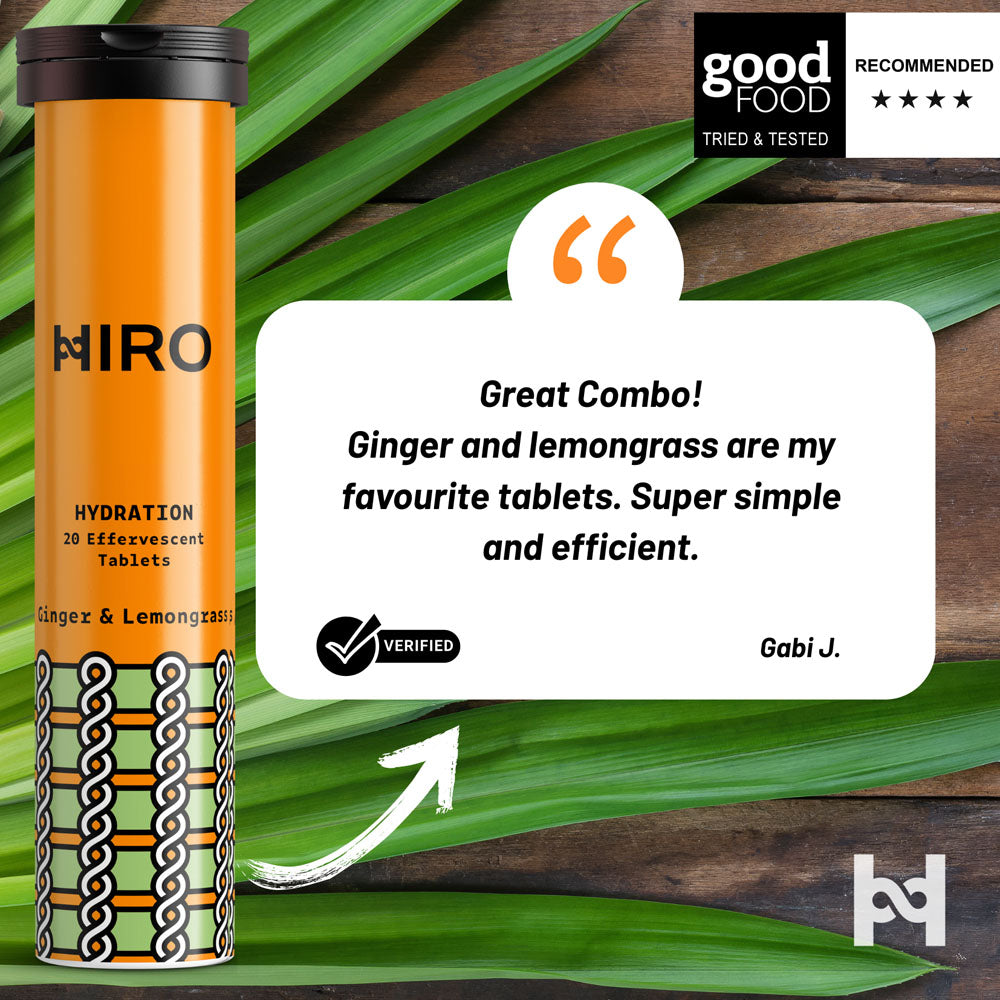 HIRO Hydration – Ginger & Lemongrass (3 Pack)