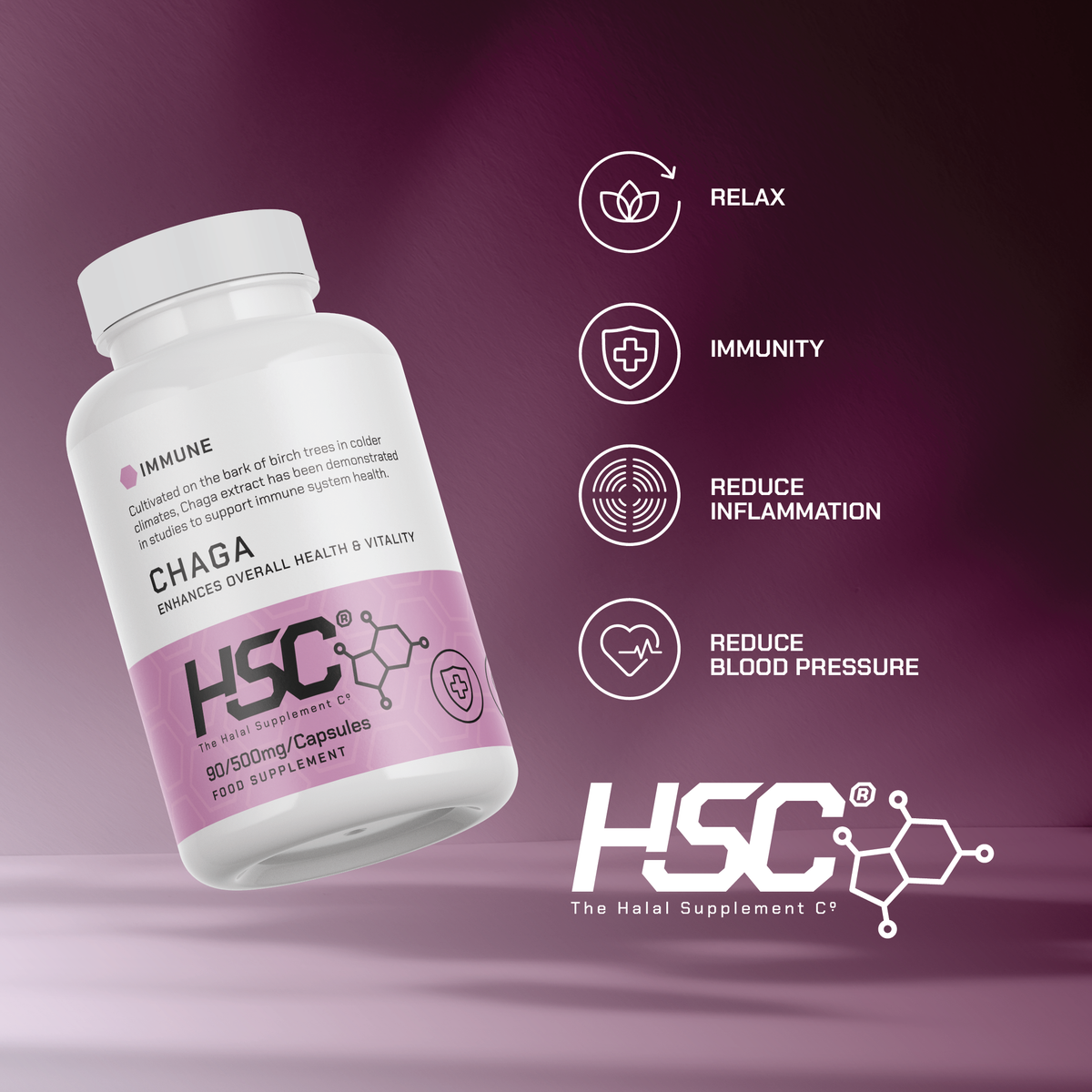 HSC Chaga Mushroom Capsules
