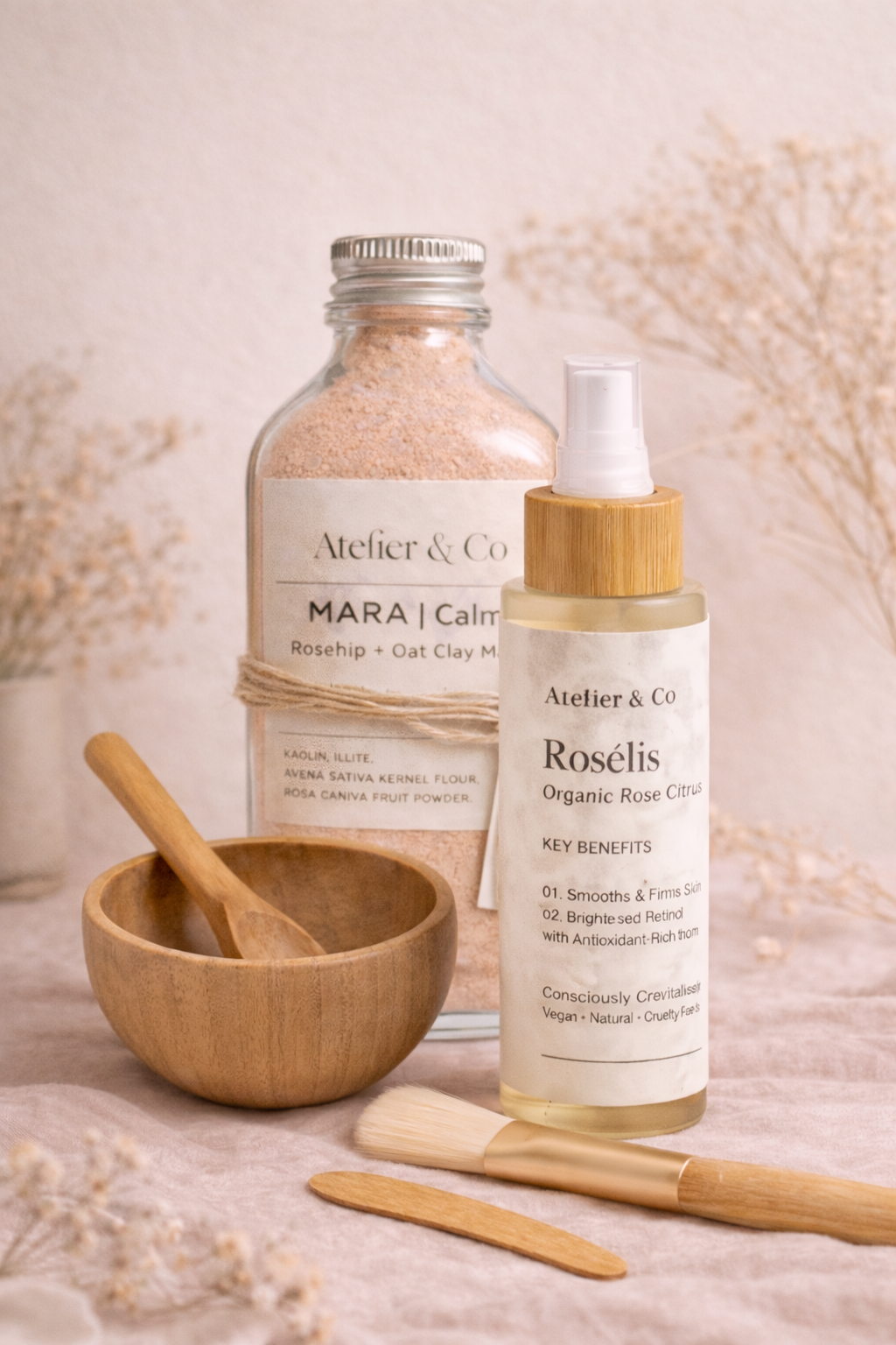Mara Calm Rosehip & Oat Clay Mask