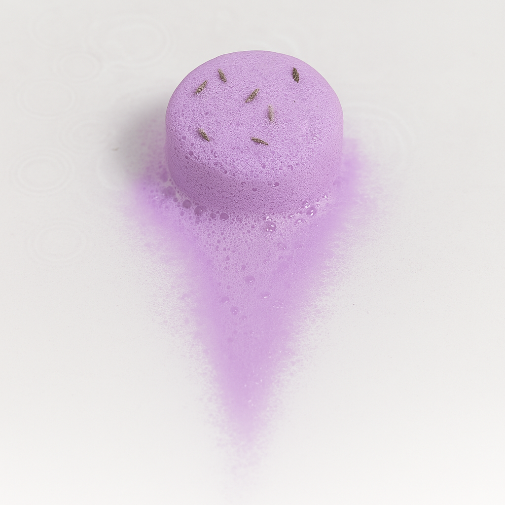 Relax Aromatherapy Shower Steamer in Box - Clary Sage, Lemon, Lavender and Lavender Seeds