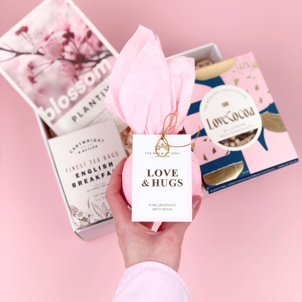 Love & Hugs Pink Lemonade Bath Bomb