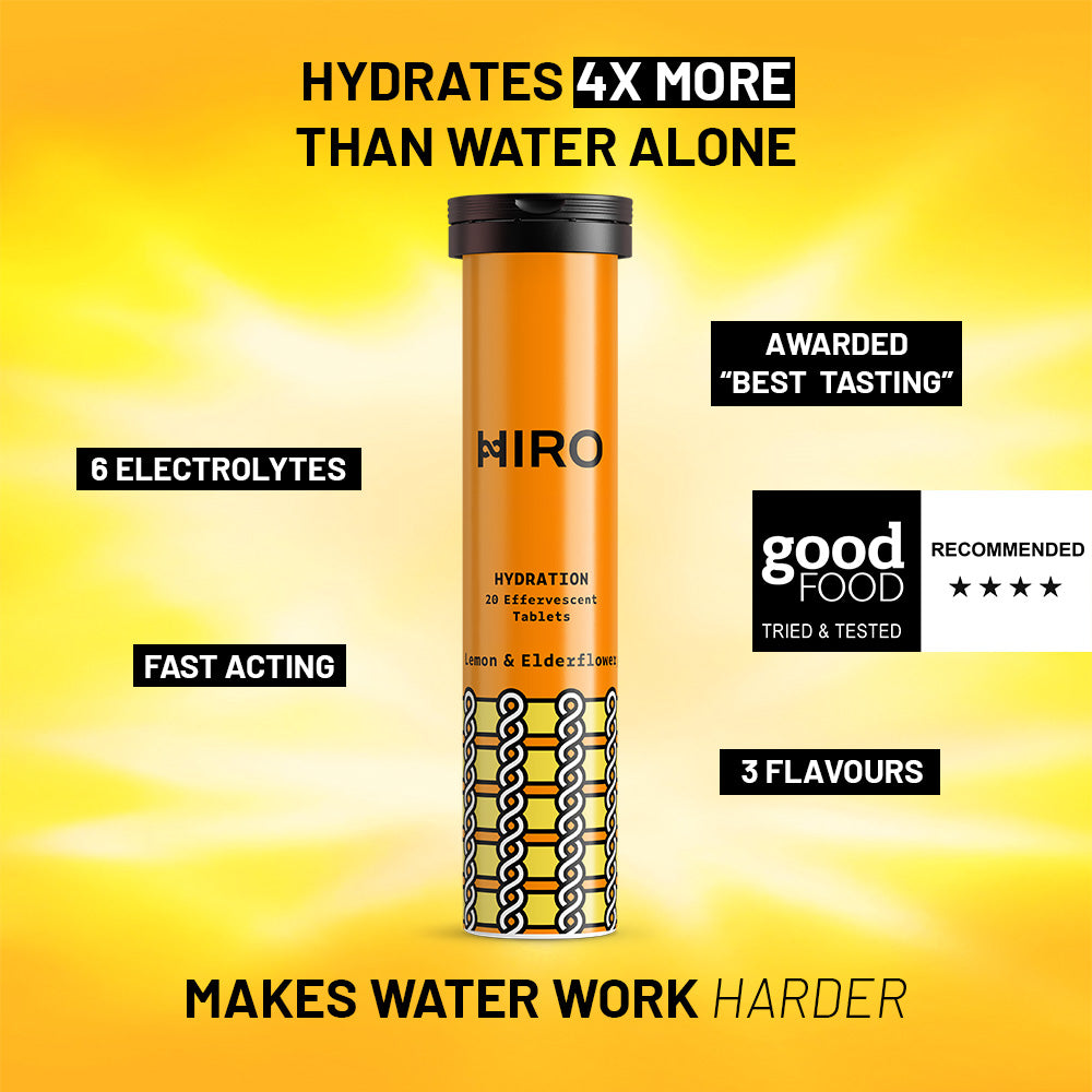 HIRO Hydration – Lemon & Elderflower (3 Pack)