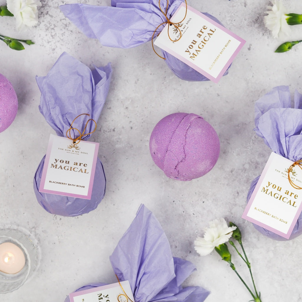 You Are Magical Blackberry Bath Bomb