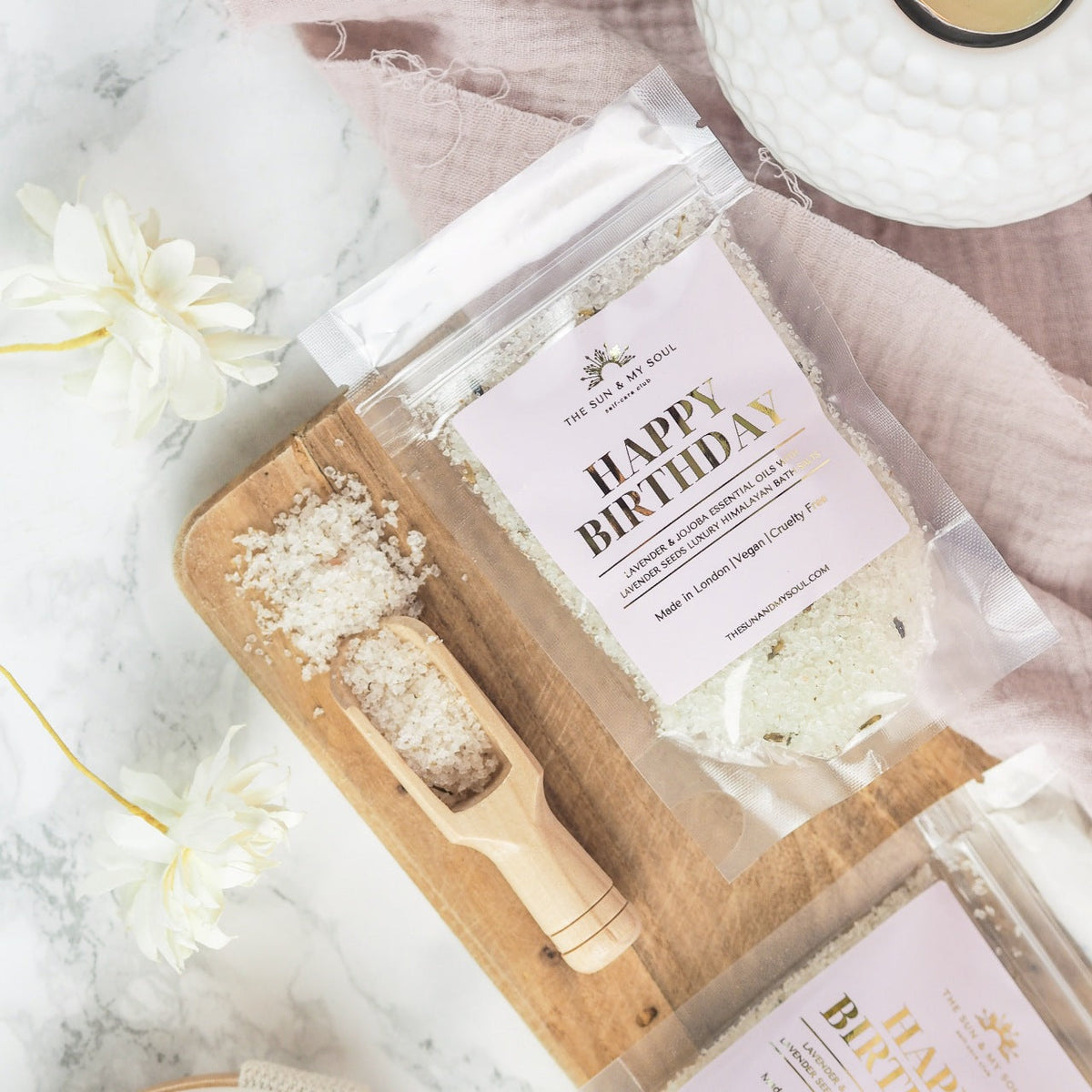 Happy Birthday Lavender Himalayan Bath Salts