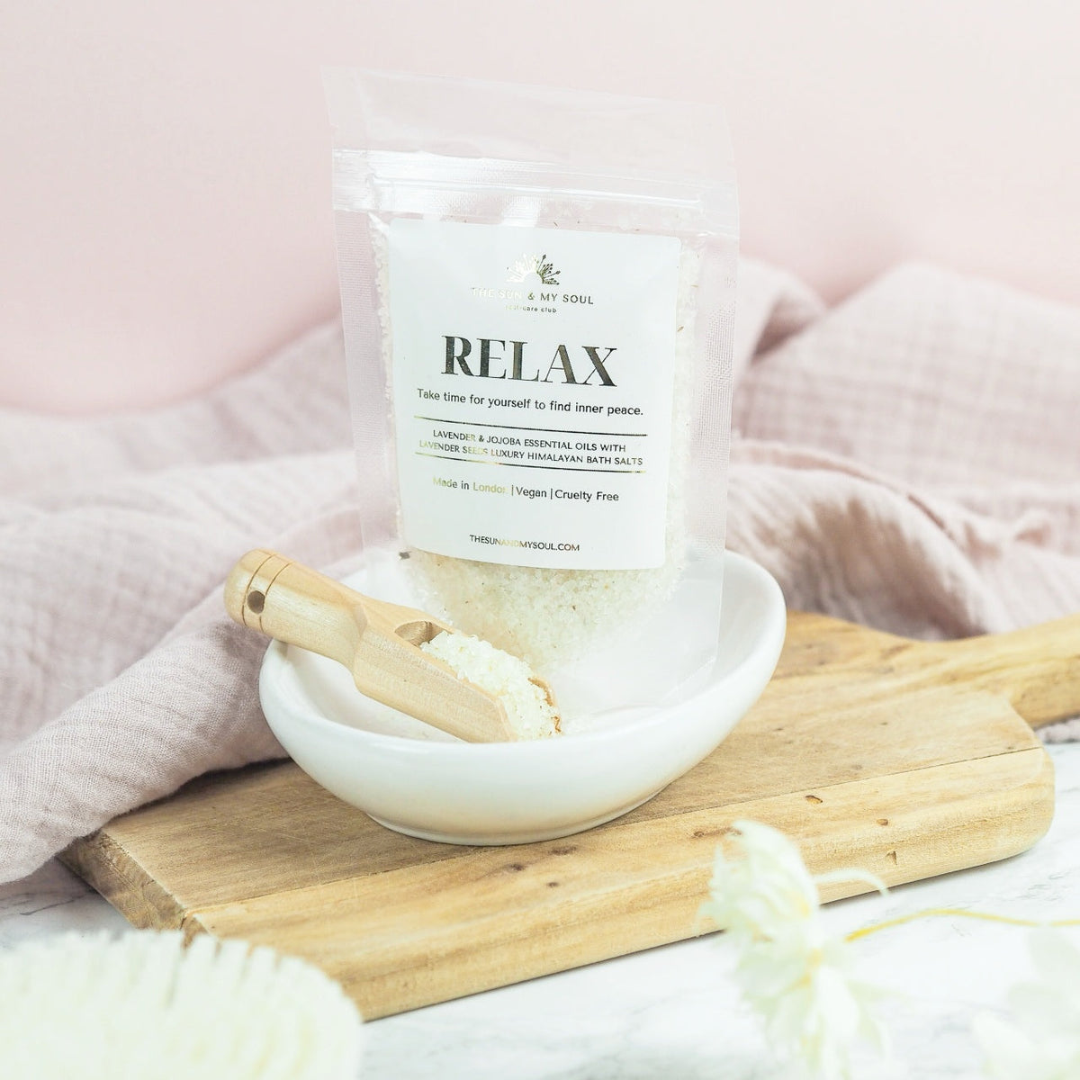 Relax Lavender Himalayan Bath Salts