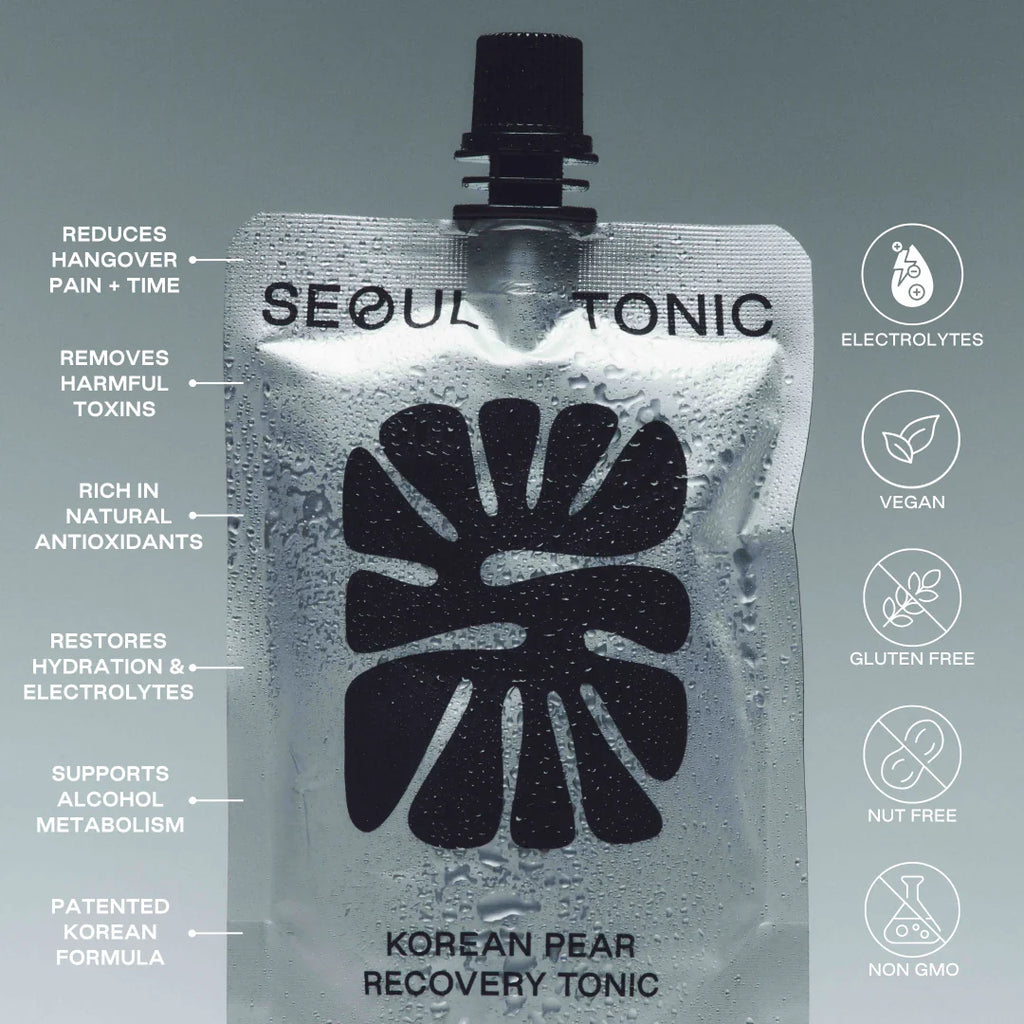 Seoul Tonic Pre Play' Korean Pear Electrolyte Tonic (Korean Pear  & Ginseng)