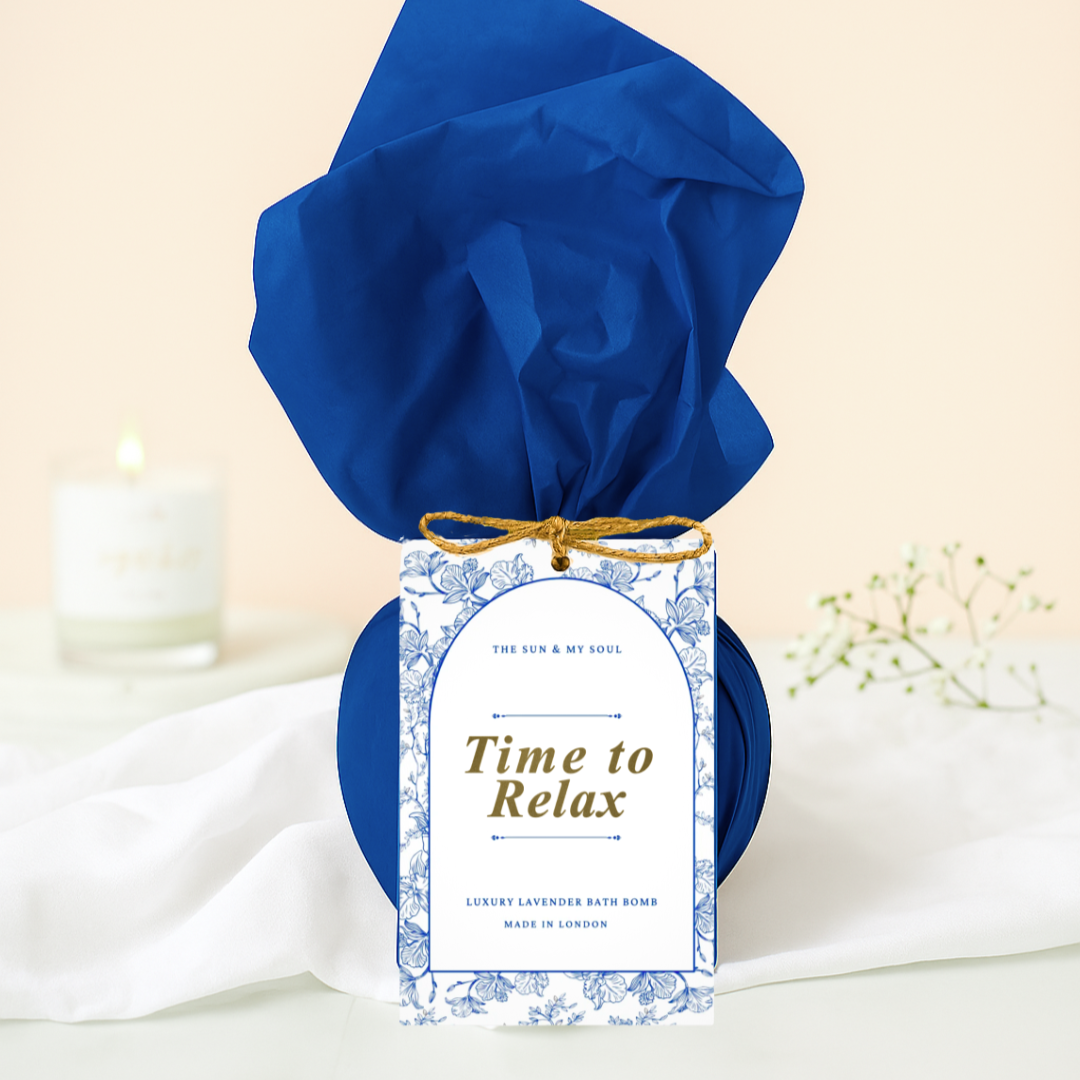 Time to Relax Vintage Lavender Bath Bomb