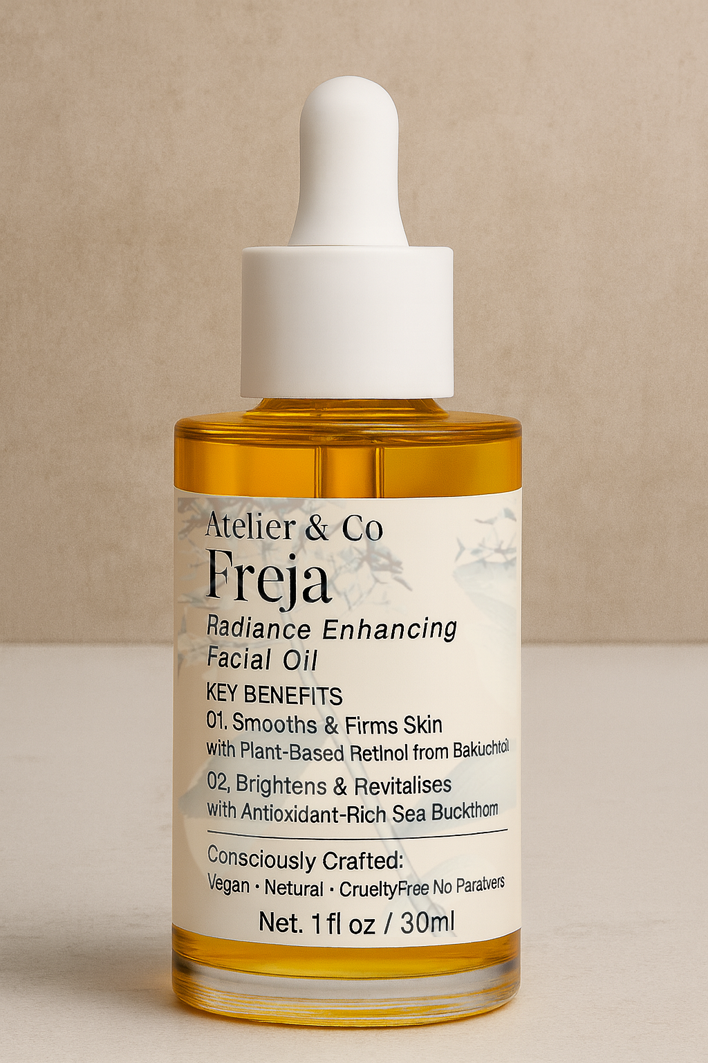 Freja Bakuchiol Radiance Facial Oil