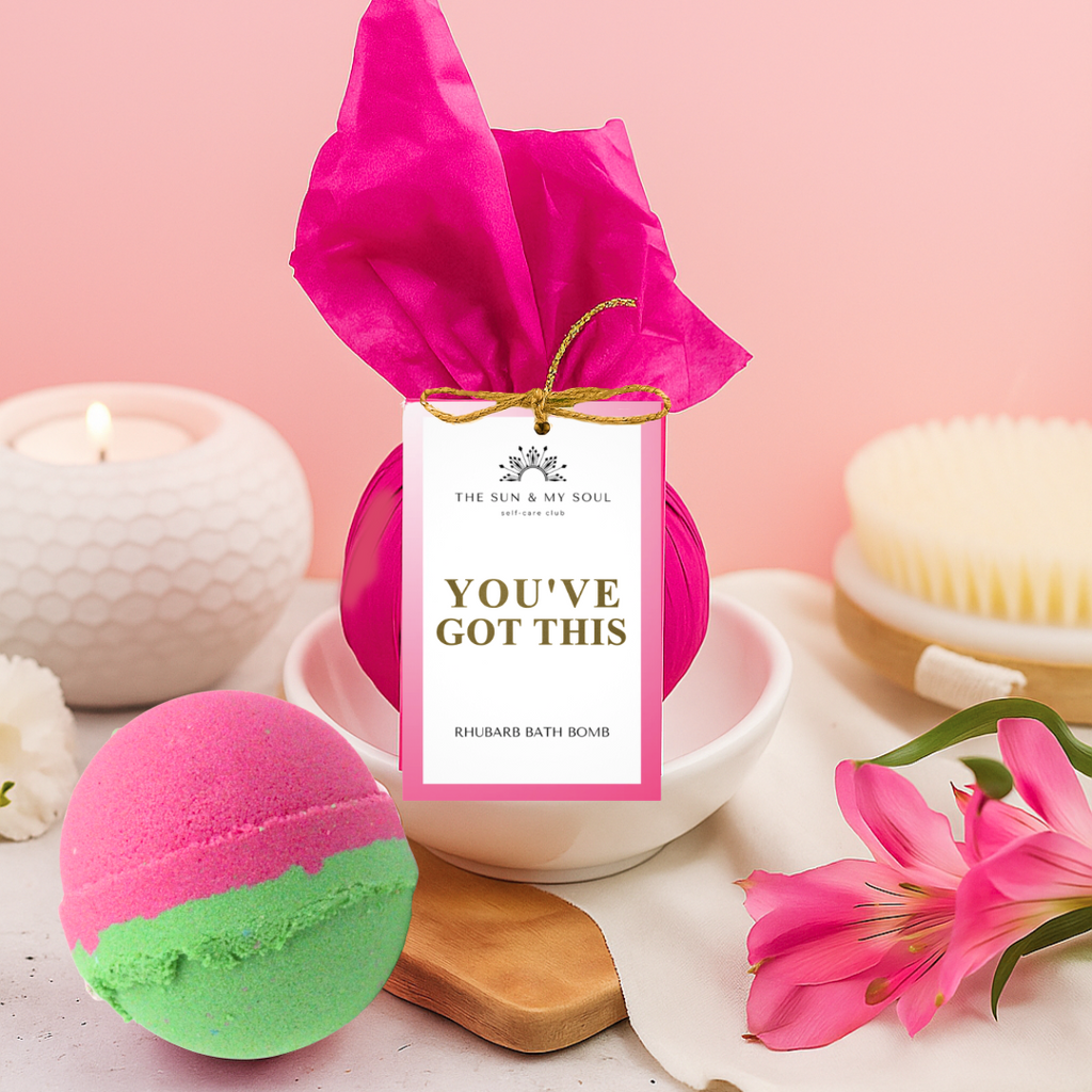You've Got This Rhubarb Bath Bomb