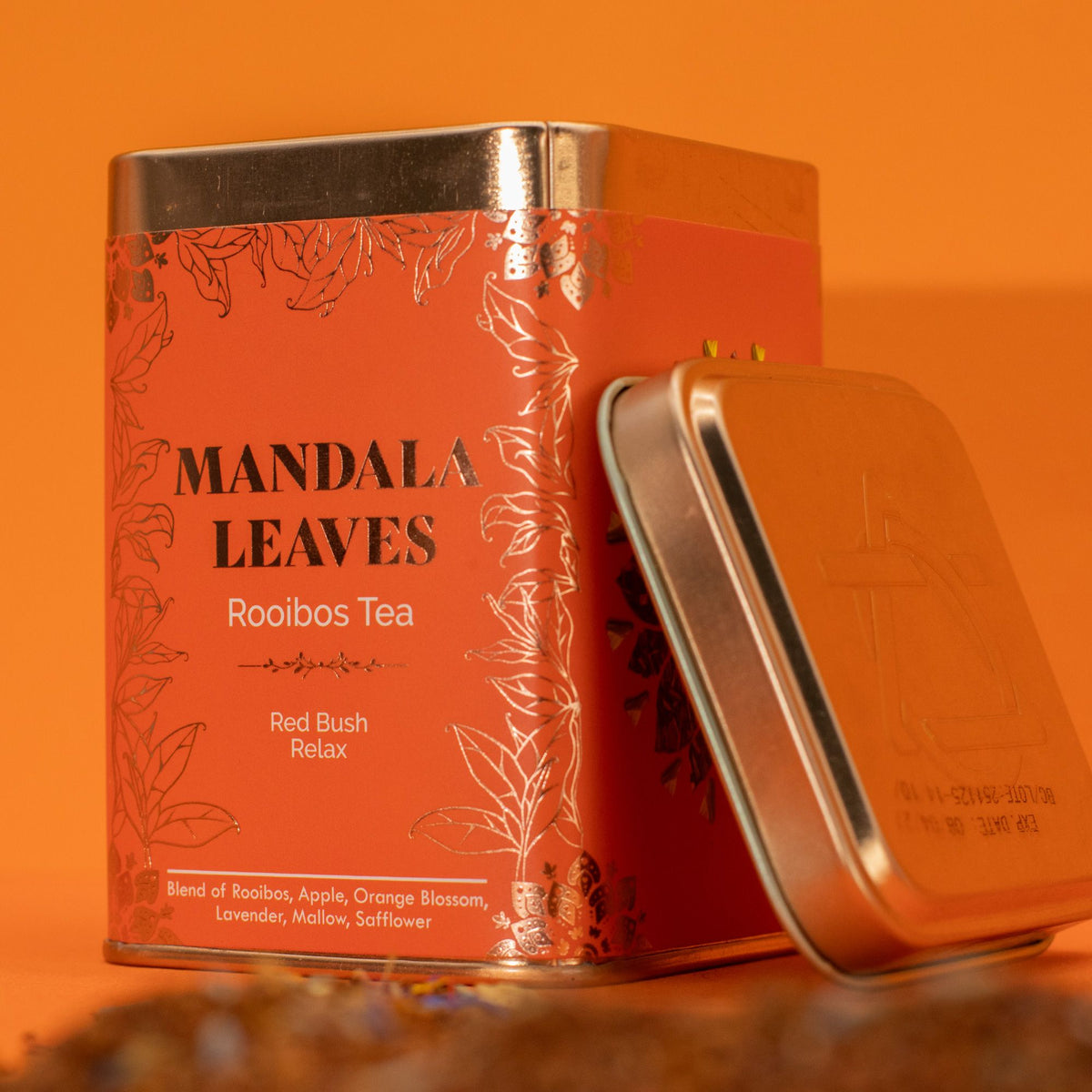 Rooibos Relax Tea – Lavender, Apple & Orange Blossom, 50g Tin