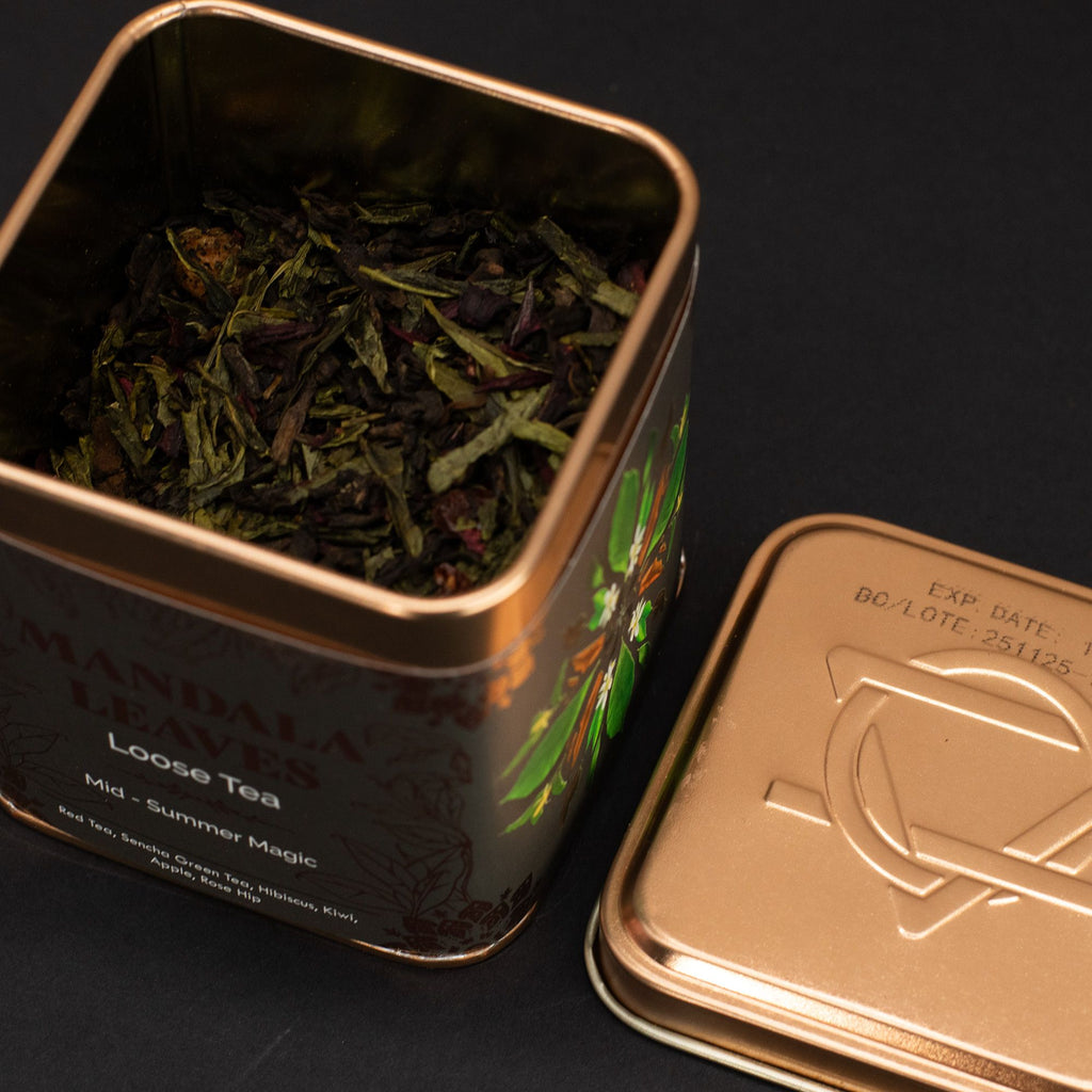 Mid-Summer Magic Tea – Pu Erh, Sencha & Fruit, 50g