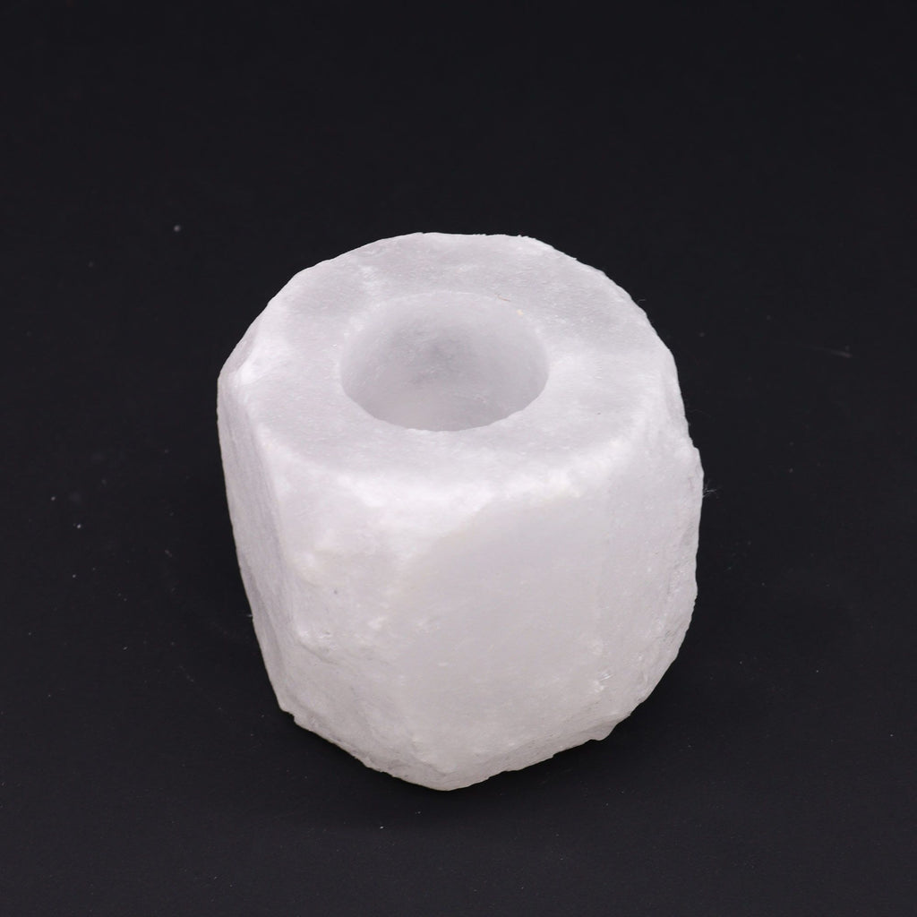 Natural Himalayan Salt Candle Holder – 600–800g