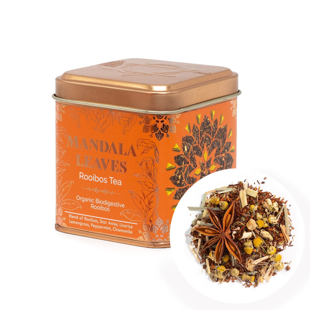 Rooibos, Peppermint & Chamomile Herbal Tea – 50g Tin