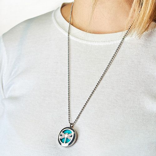 Music Notes Aromatherapy Diffuser Necklace – 25mm