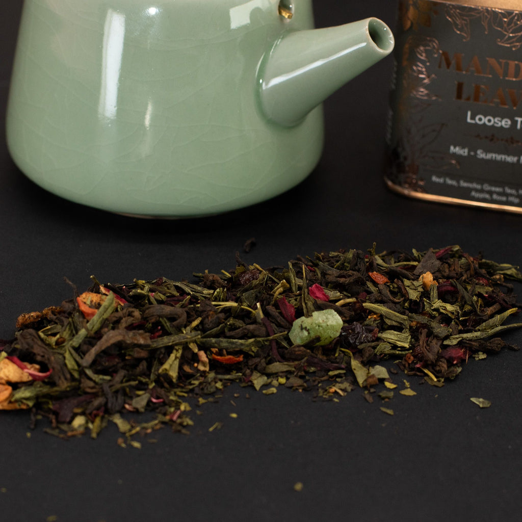 Mid-Summer Magic Tea – Pu Erh, Sencha & Fruit, 50g