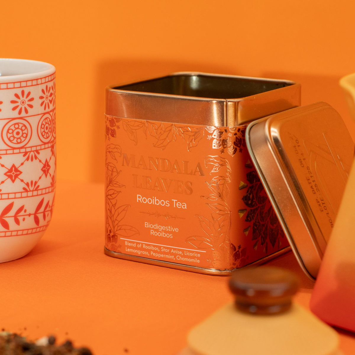 Rooibos, Peppermint & Chamomile Herbal Tea – 50g Tin