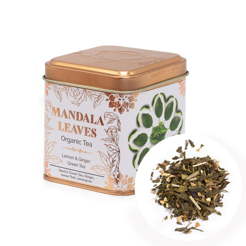 Lemon & Ginger Green Tea – 50g Tin