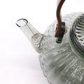 Glass Infuser Teapot – Charcoal Ribbed, 950ml