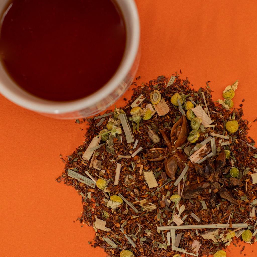 Rooibos, Peppermint & Chamomile Herbal Tea – 50g Tin