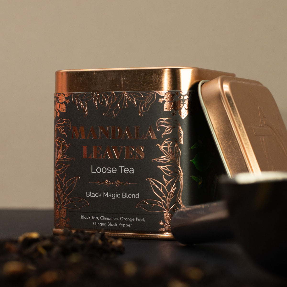 Black Magic Spiced Black Tea – Cinnamon, Ginger & Orange, 50g
