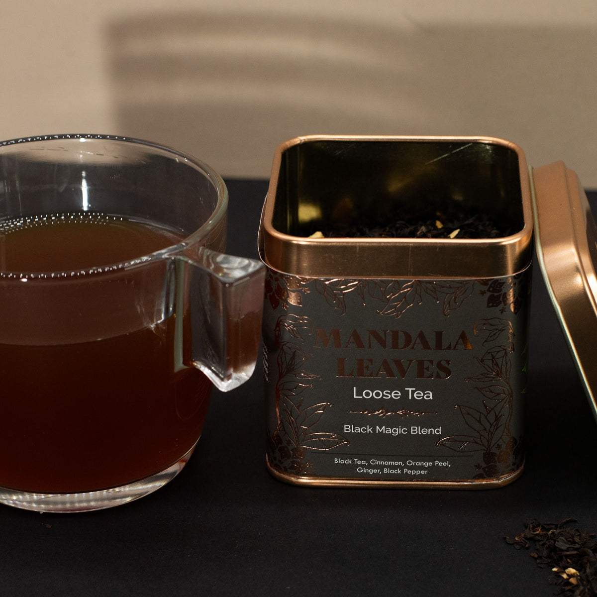 Black Magic Spiced Black Tea – Cinnamon, Ginger & Orange, 50g