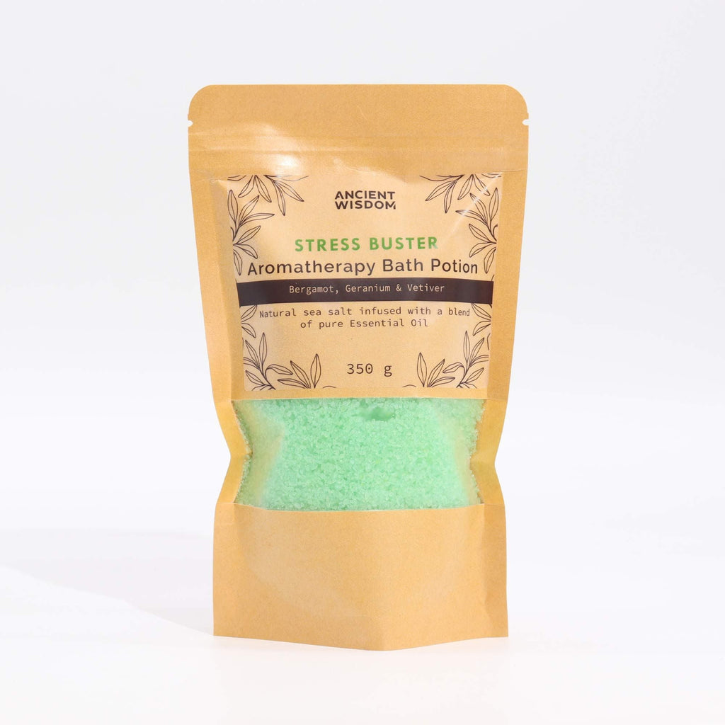 Stress Buster bath potion included in the Poise Calm and Unwind Ritual