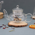 Glass Infuser Teapot – Round Pearl, 400ml