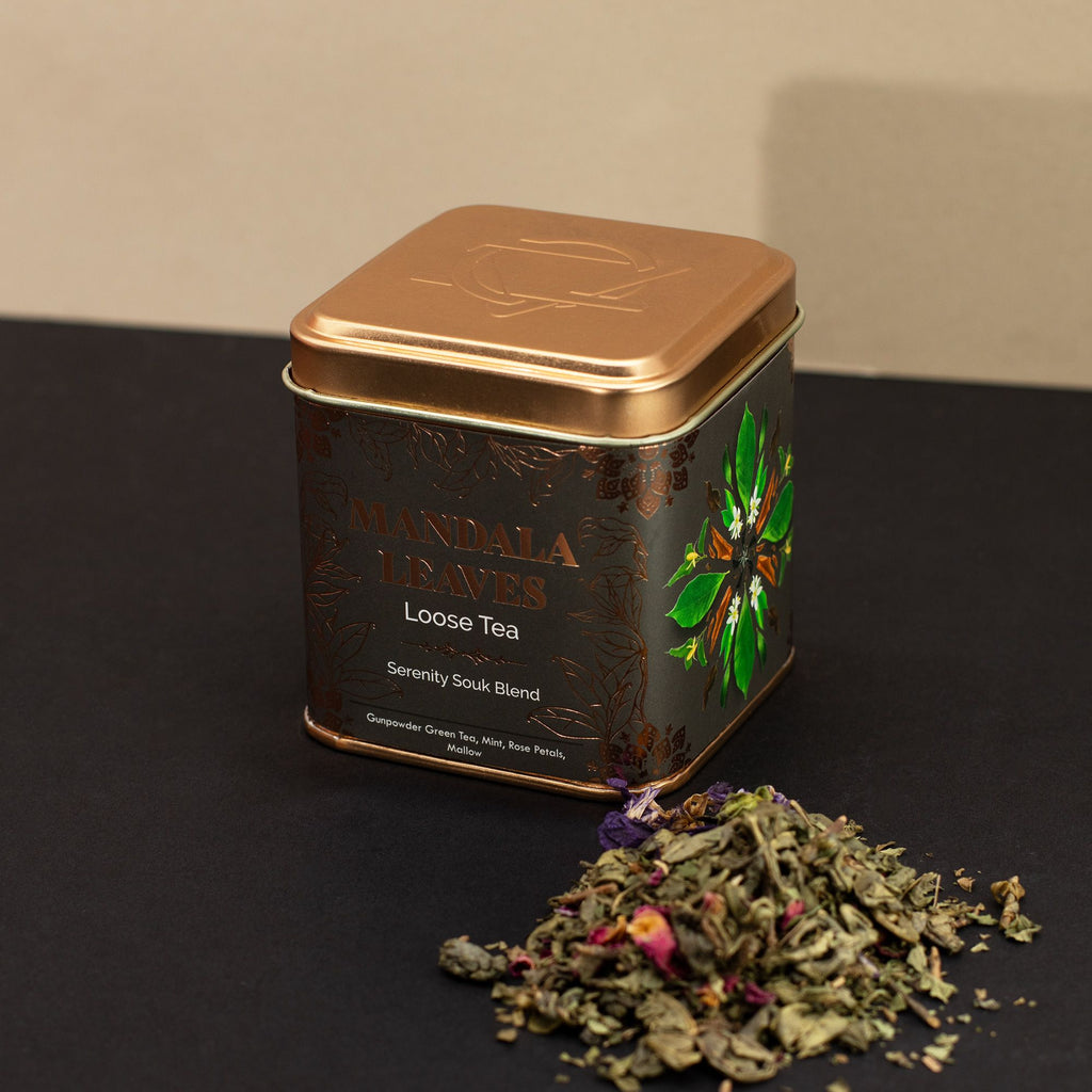 Serenity Souk Green Tea – Mint, Rose & Mallow, 50g