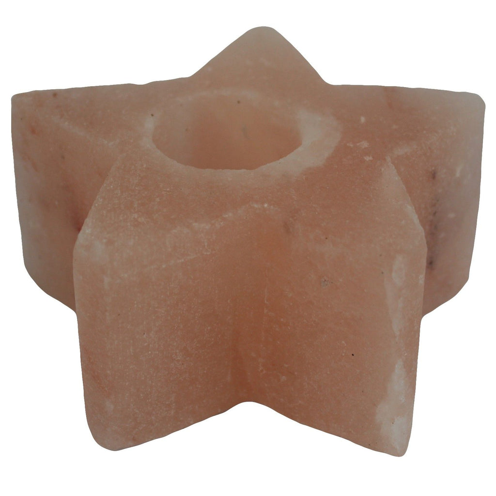 Himalayan Salt Candle Holder – Star