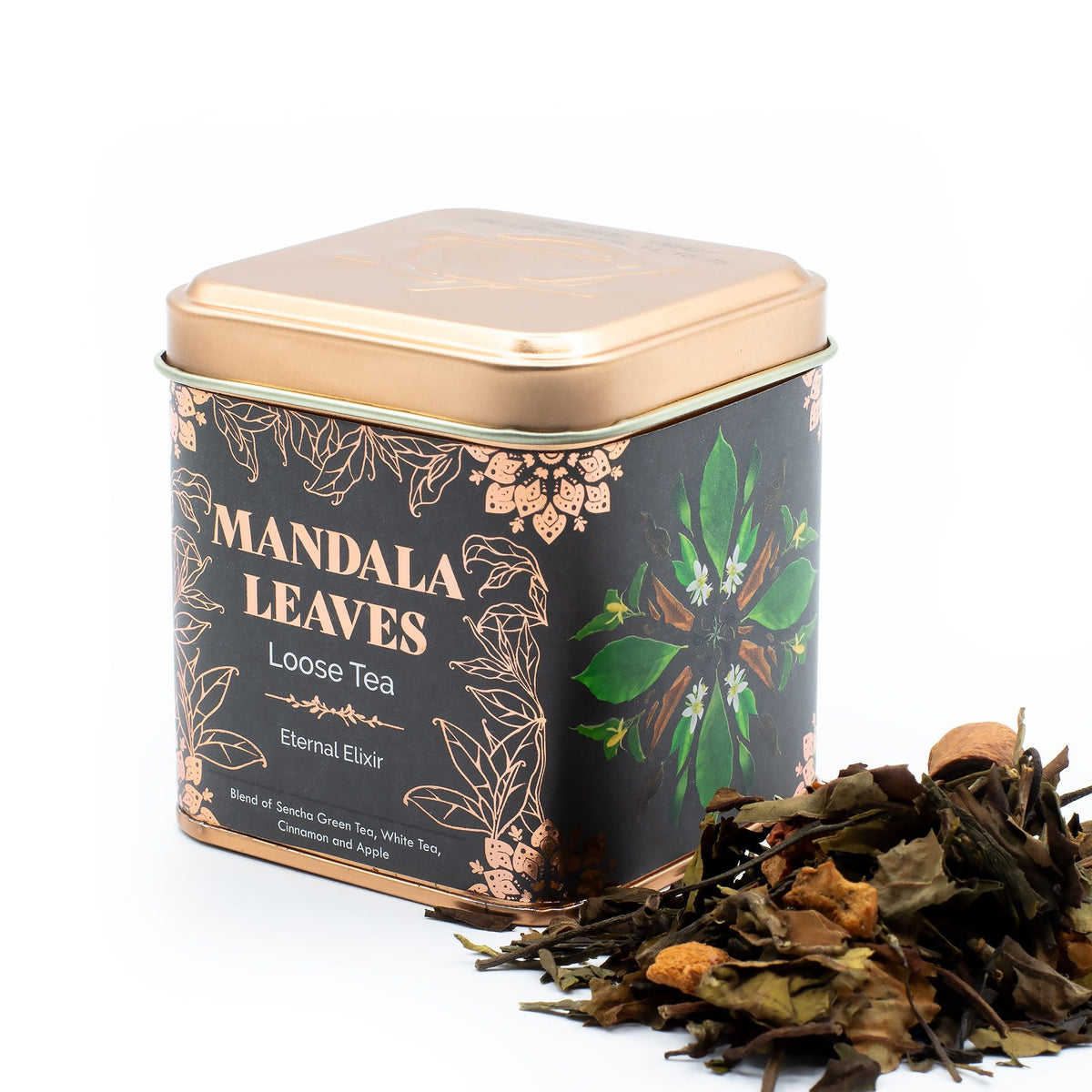 Eternal Elixir Green & White Tea – Apple, Cinnamon & Almond, 50g