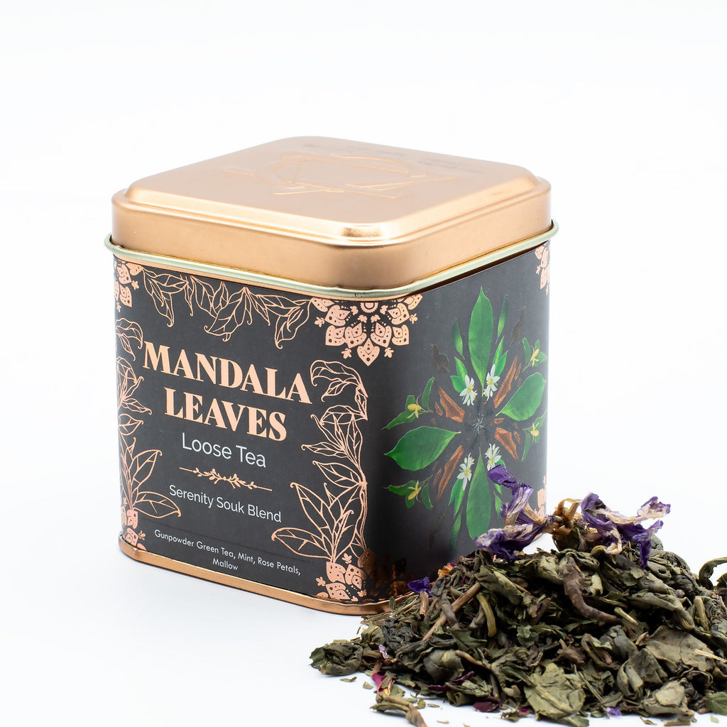 Serenity Souk Green Tea – Mint, Rose & Mallow, 50g