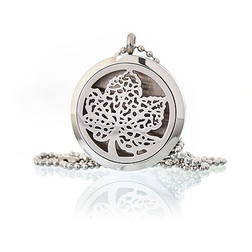 Leaf Aromatherapy Diffuser Necklace – 30mm