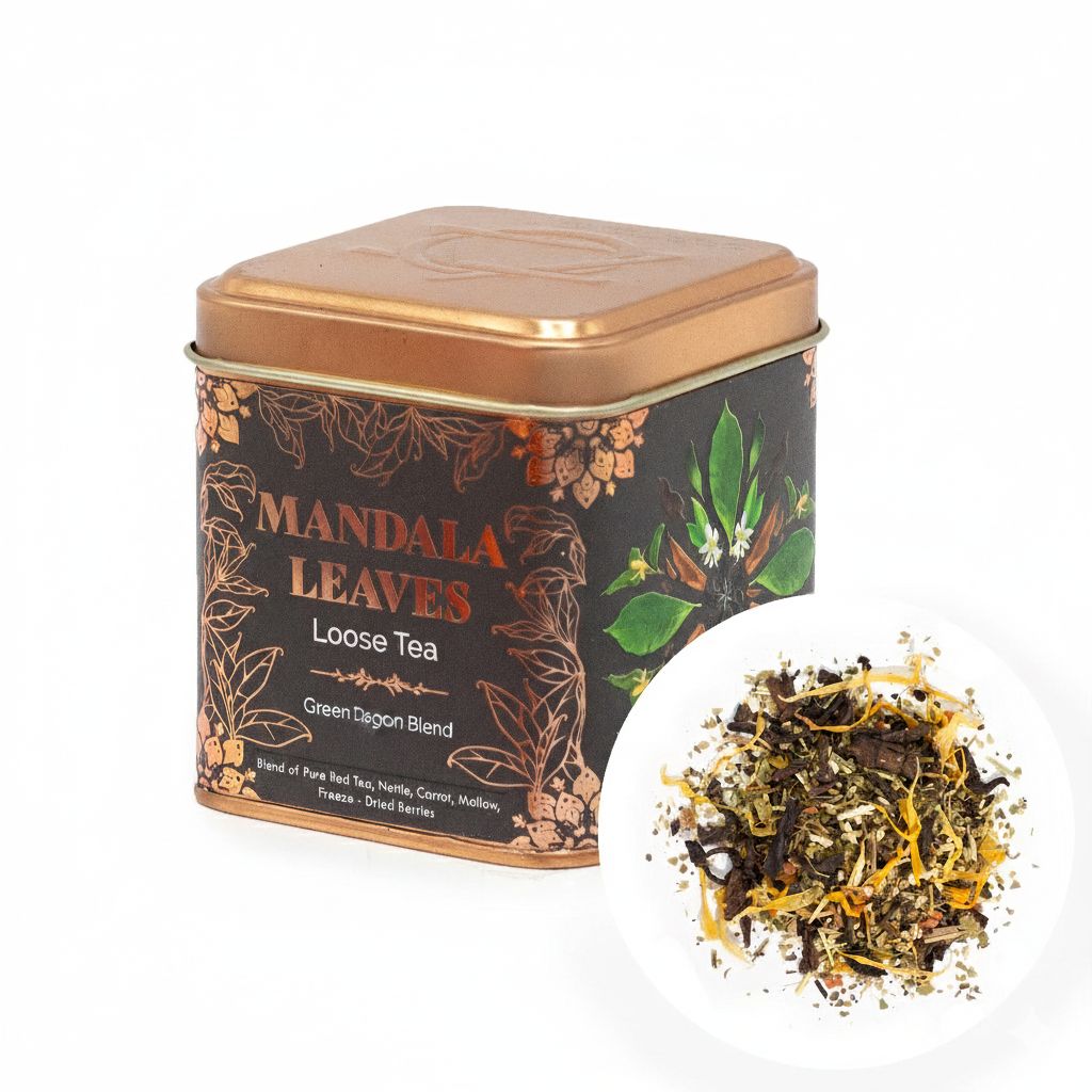 Green Dragon Green Tea – Pineapple, Orange & Blueberry, 50g