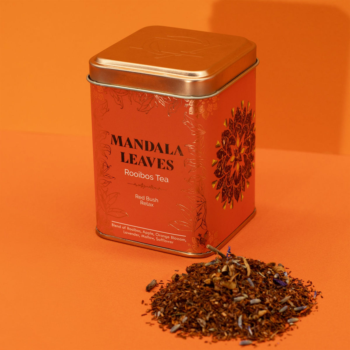 Rooibos Relax Tea – Lavender, Apple & Orange Blossom, 50g Tin