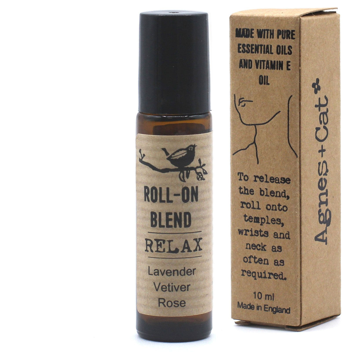 Agnes + Cat RELAX Essential Oil Roll-On – 10ml