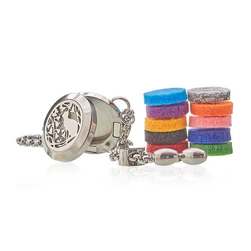 Cat & Flowers Aromatherapy Diffuser Bracelet – 20mm