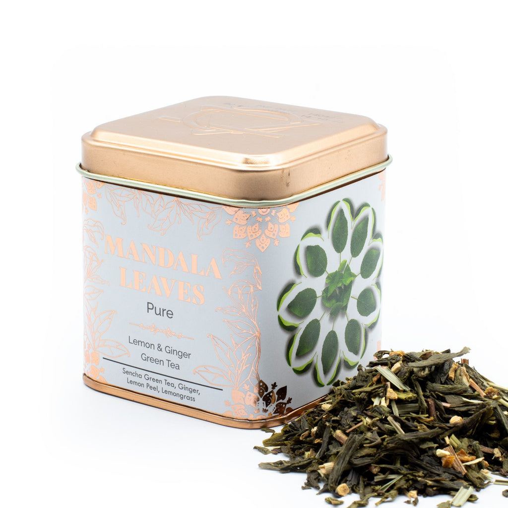 Lemon & Ginger Green Tea – 50g Tin