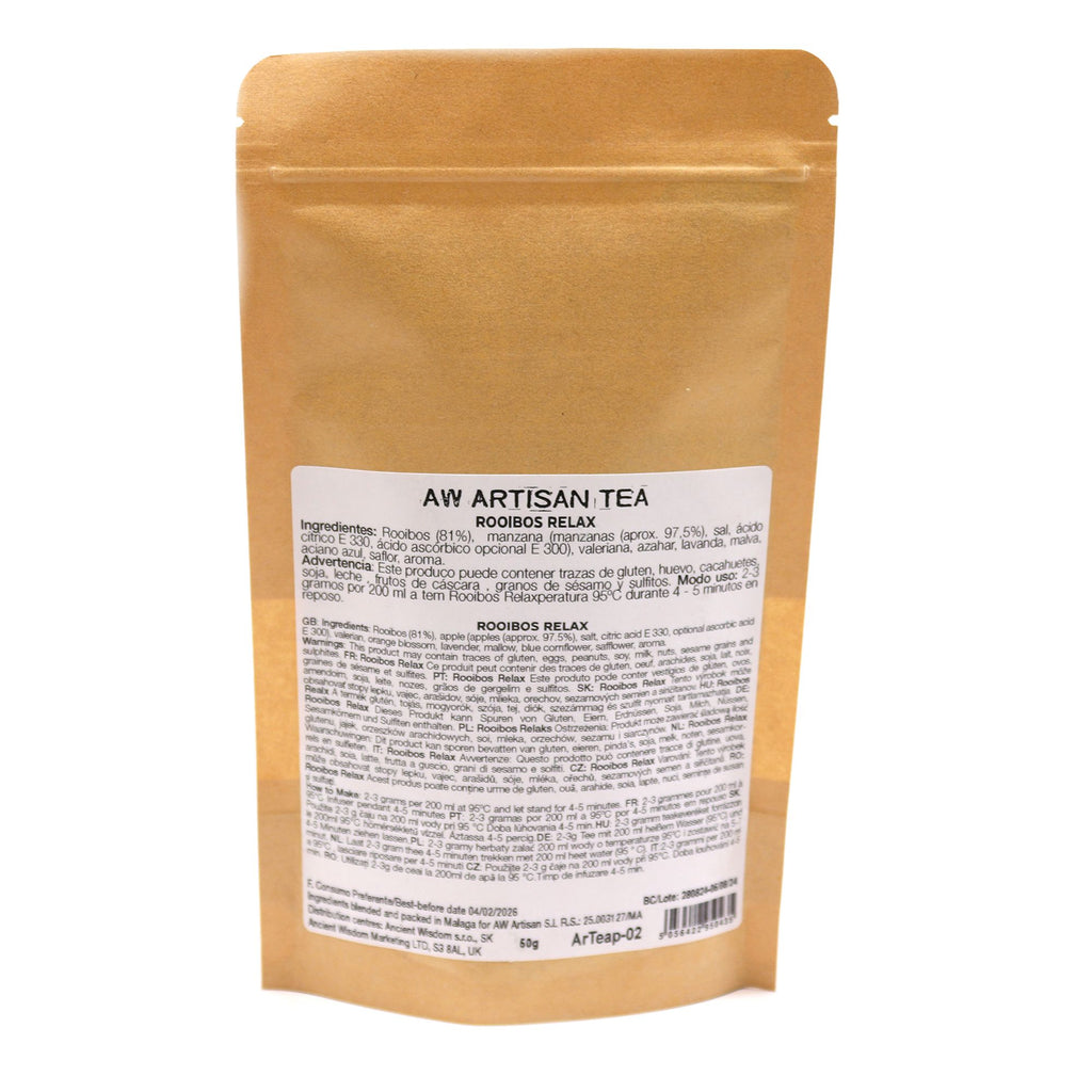 Rooibos Relax Tea – Lavender, Apple & Orange, 50g