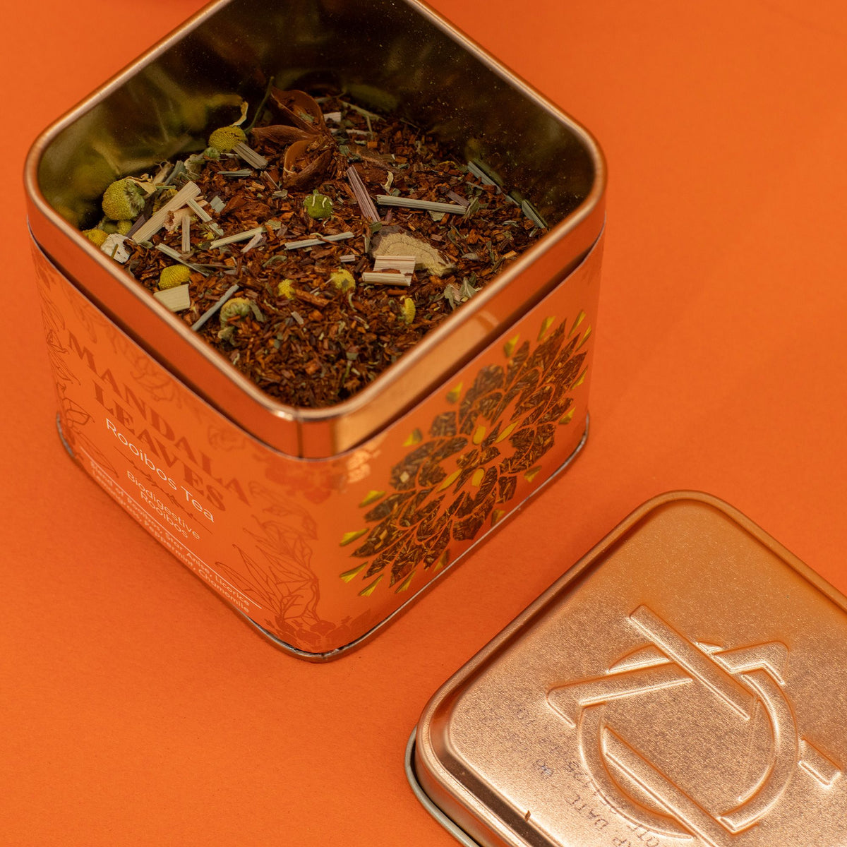 Rooibos, Peppermint & Chamomile Herbal Tea – 50g Tin