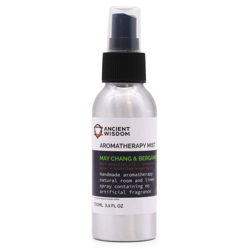 Essential Oil Room & Linen Mist – May Chang & Bergamot, 100ml