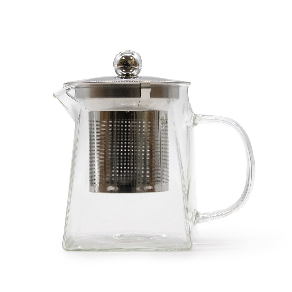 Glass Infuser Teapot – Tower Shape, 350ml