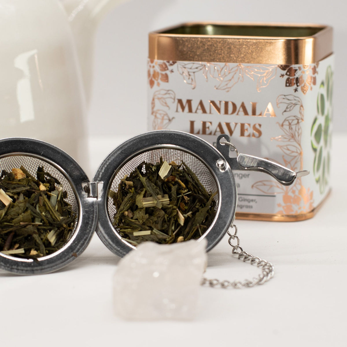Lemon & Ginger Green Tea – 50g Tin