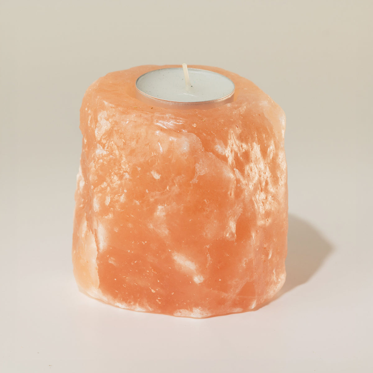 Quality Natural Salt Candle Holder