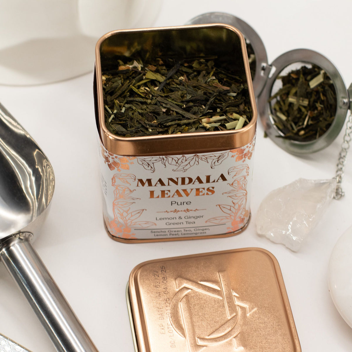 Lemon & Ginger Green Tea – 50g Tin