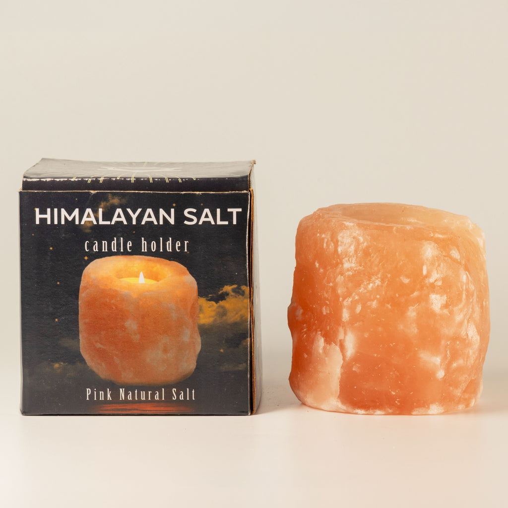 Quality Natural Salt Candle Holder