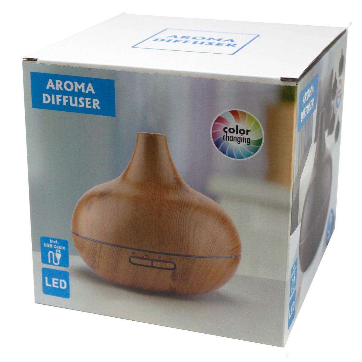 Santorini Shell Ultrasonic Aroma Diffuser – 400ml
